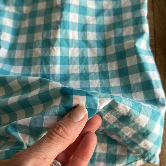 J.Crew Classic Gingham Cotton Button-Up Shirt Size 6 — Preppy & Polished Staple - Picture 6 of 6